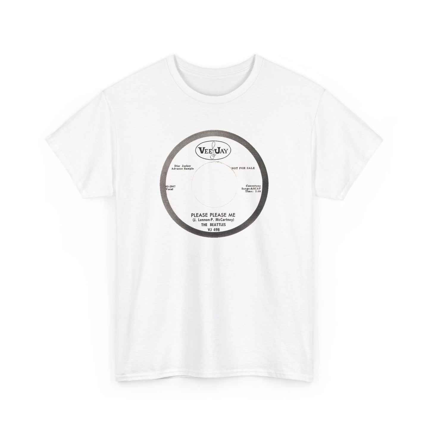 45rpm Tee #09: The Beattles Please Please Me Promo Label