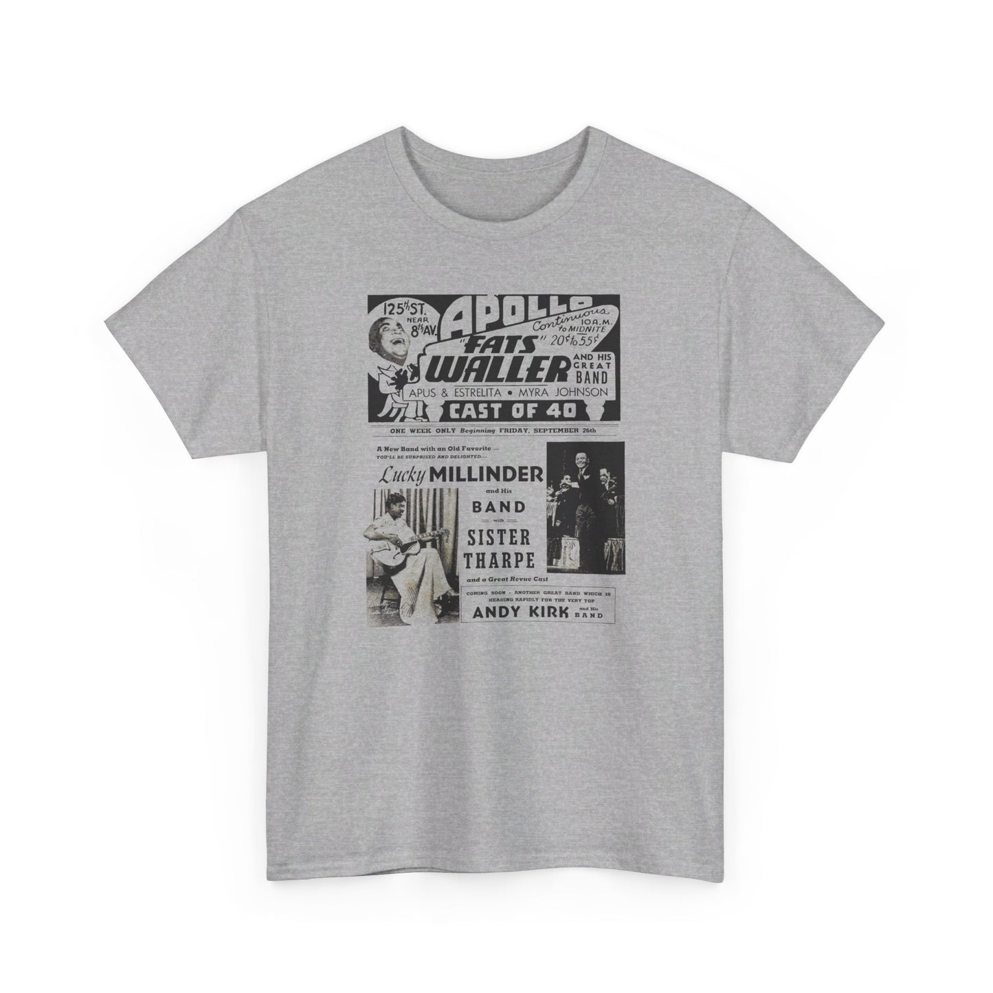 Concert Poster Tee #049: Fats Waller