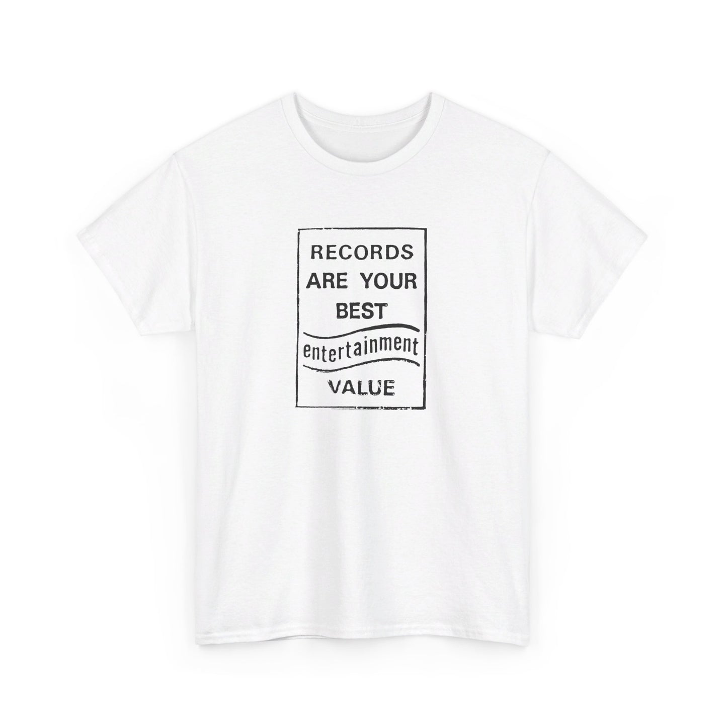 Retro Tee #205: Records Are Your Best Entertainment Value