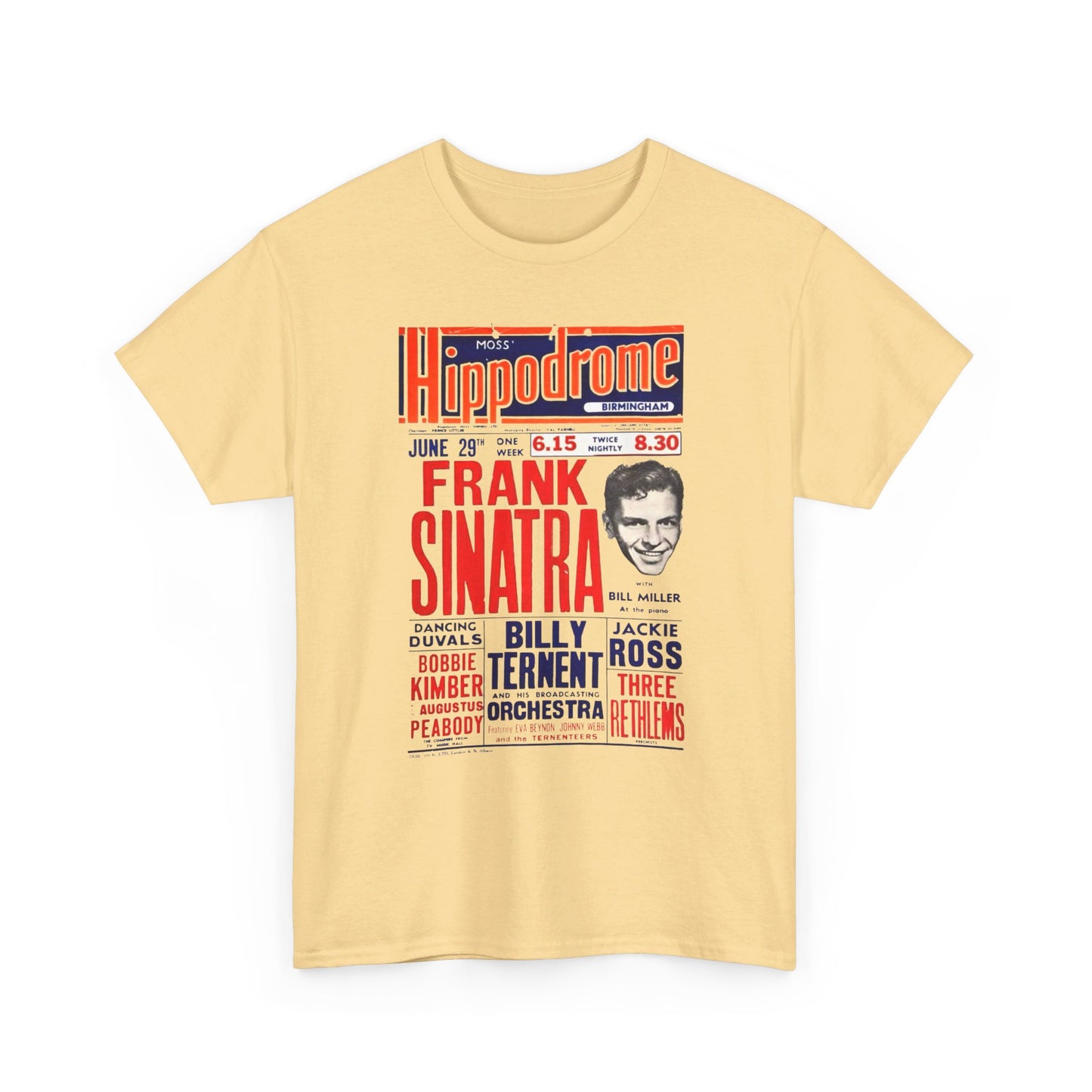 Concert Poster Tee #142: Frank Sinatra