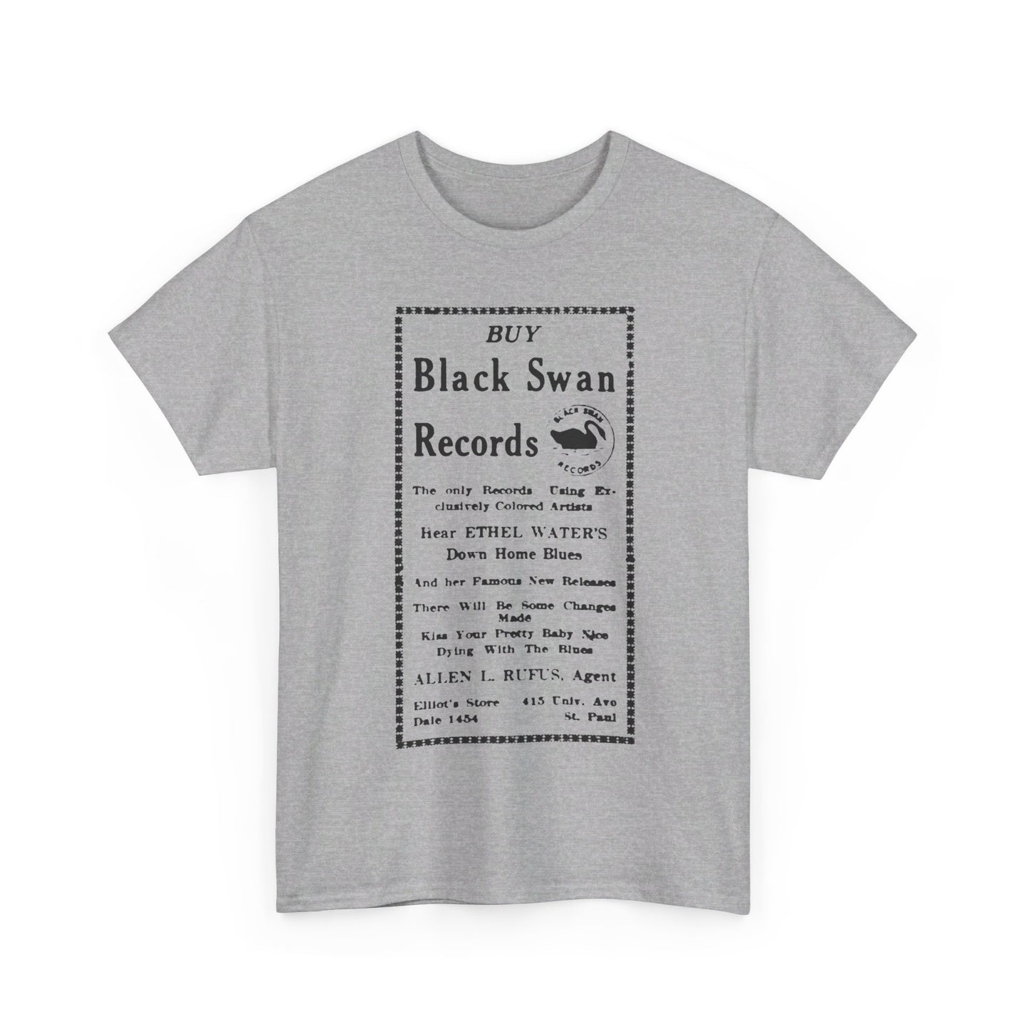 Record Store Tee #134: Elliot's Store Black Swan Record Dealer