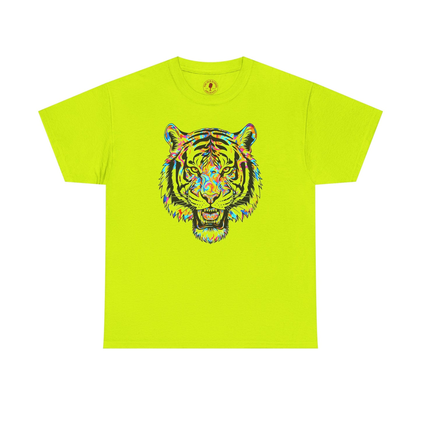 Cosmic Tiger Unisex Heavy Cotton Tee Statement Shirt