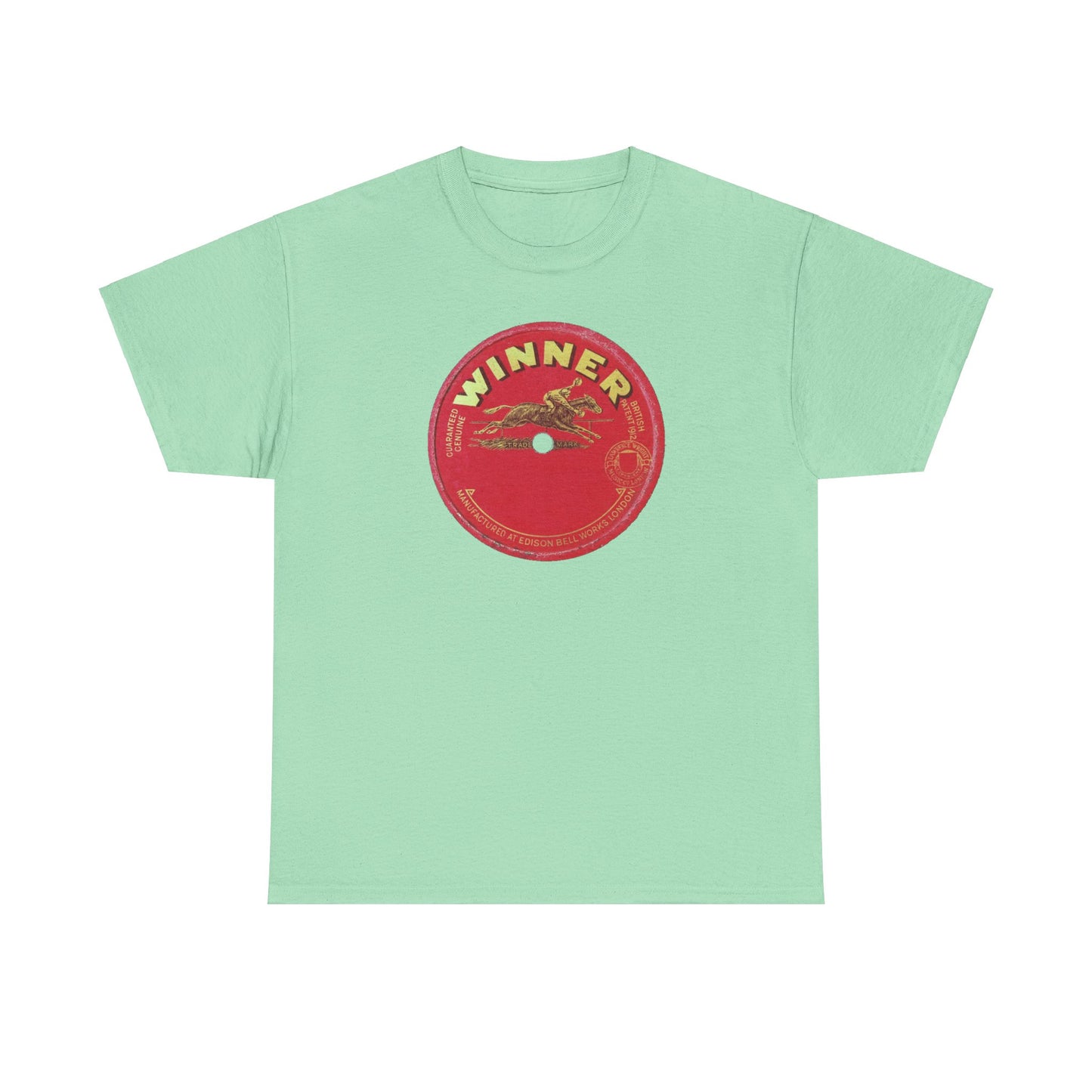 Vintage Retro 78rpm Label Tee #11: Winner Records