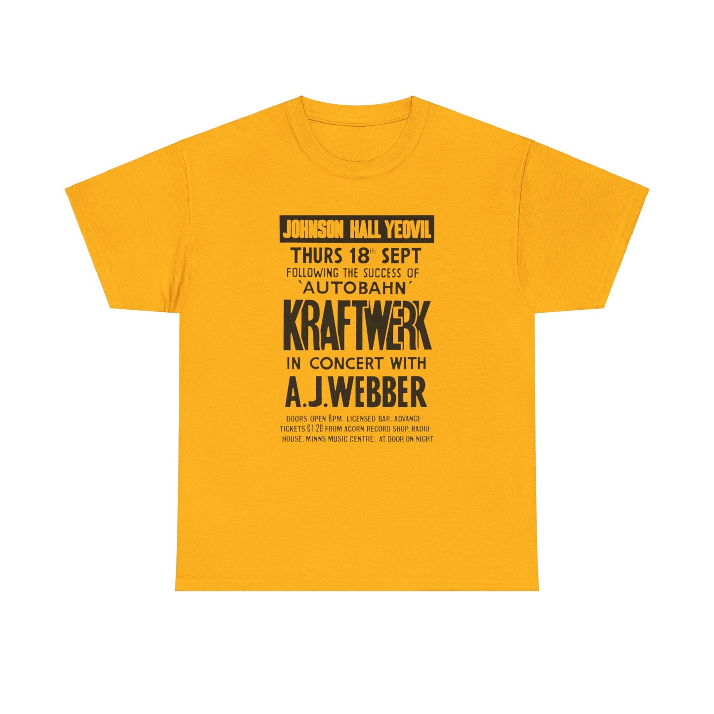 Concert Poster Tee #013: Kraftwerk