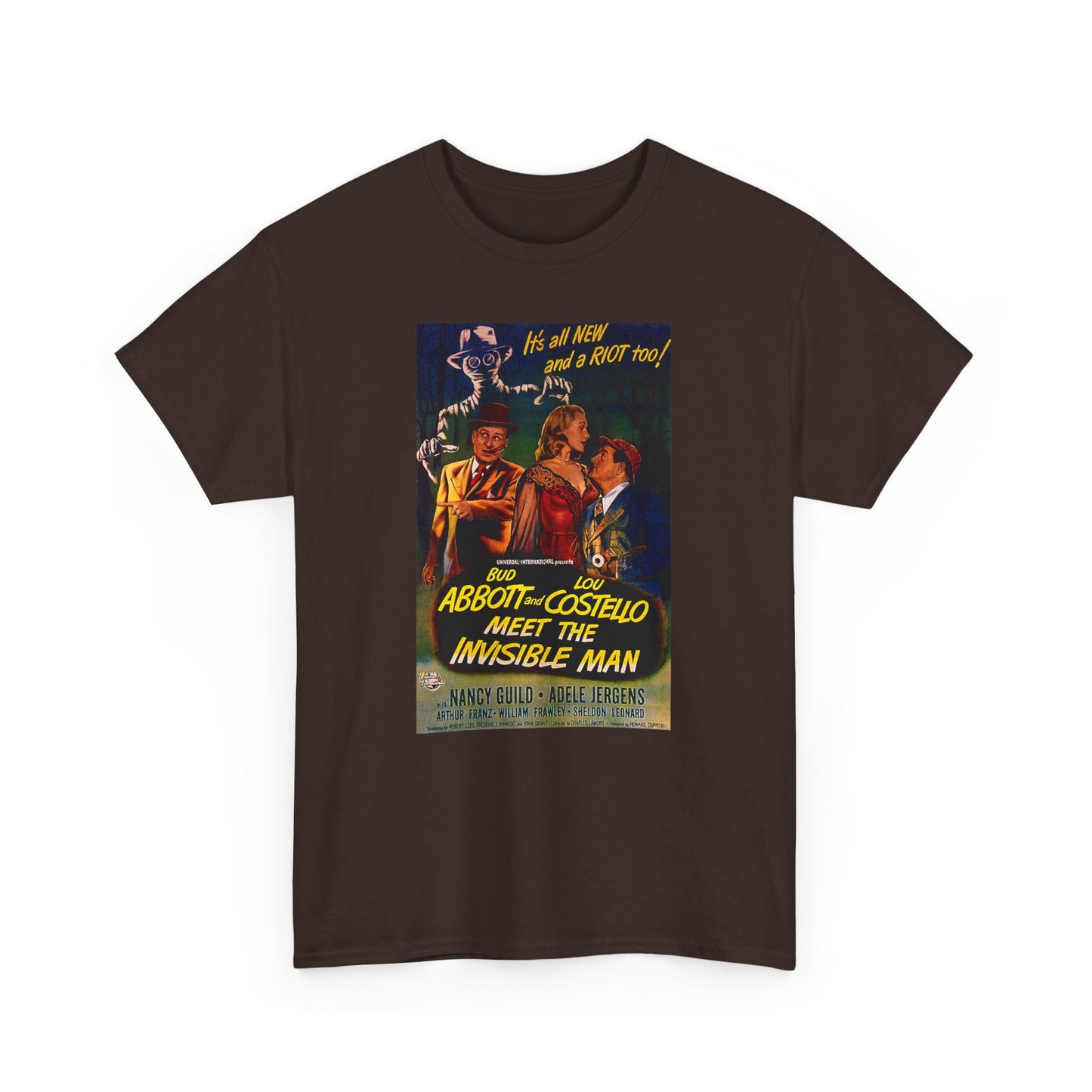 Movie Poster Tee #67: Abbott & Costello Meet The Invisible Man