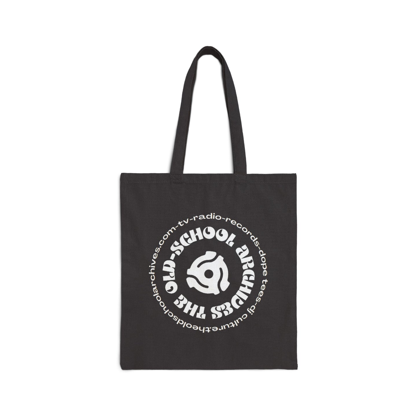 The Old-School Archives Canvas Vinyl Record Shopping Bag