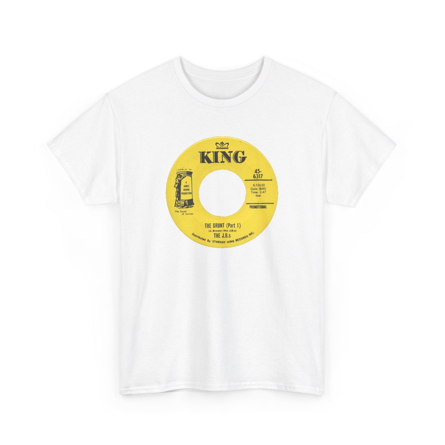 45rpm Tee #33: The JBs The Grunt Promo Label James Brown