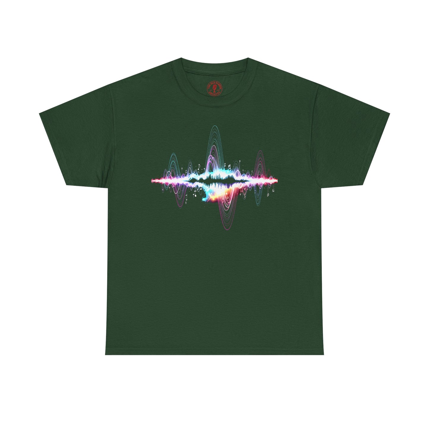 Music Visualized Tee, Unisex Heavy Cotton T-Shirt, Casual Statement Wear