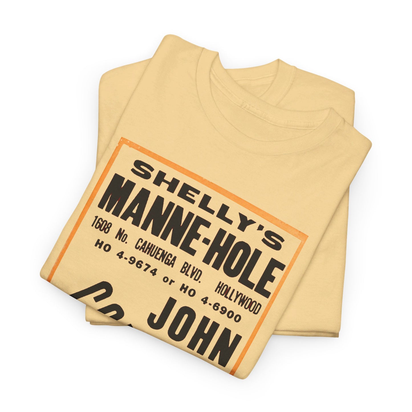 Concert Poster Tee #189: John Coltrane Shelly's Manne Hole Hollywood