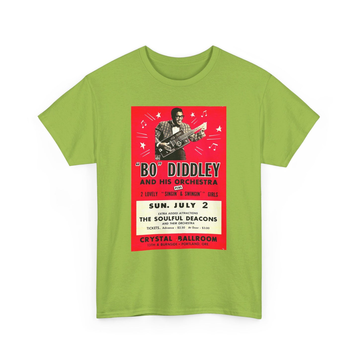 Concert Poster Tee #135: Bo Diddley