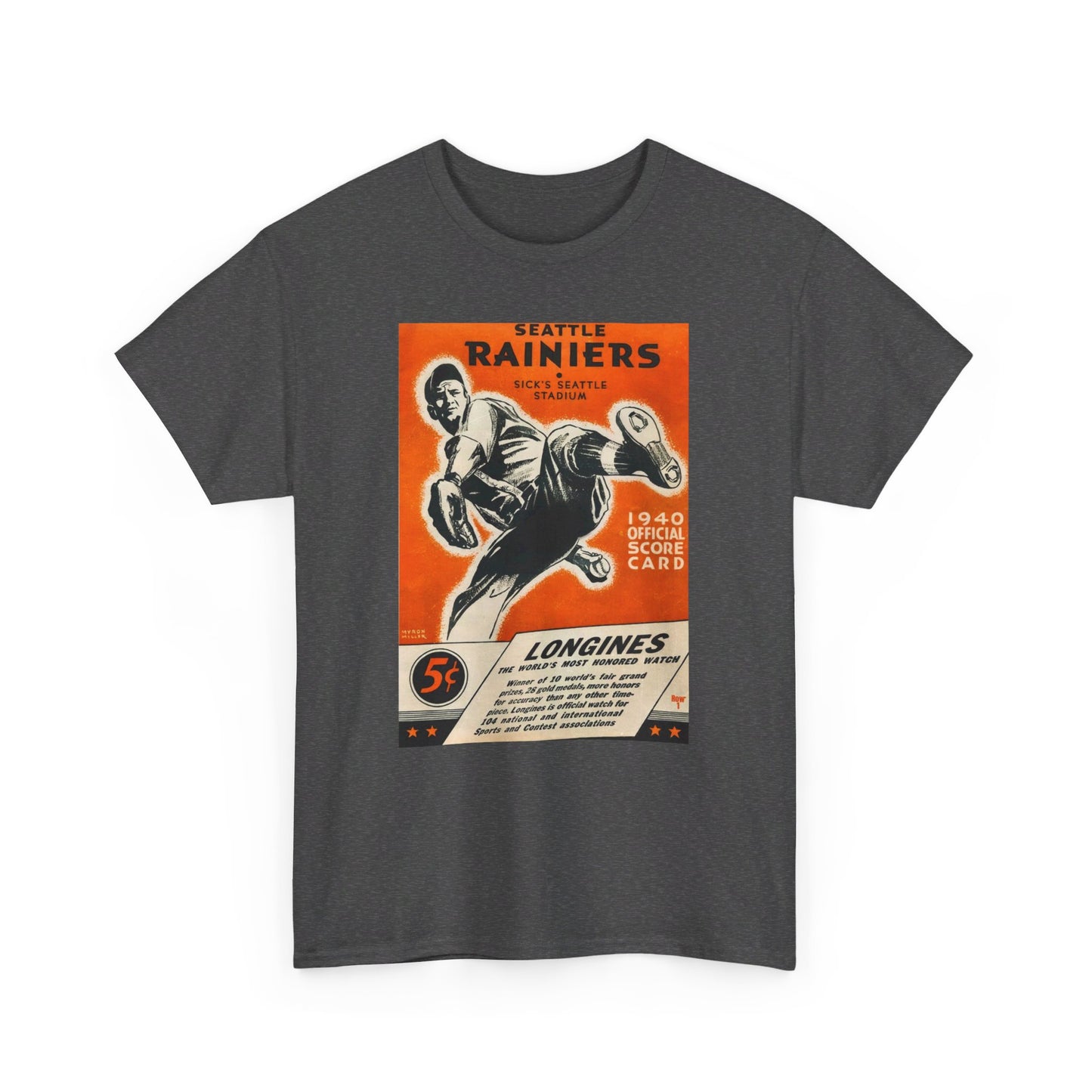 Baseball Tee #002: 1940 Seattle Rainiers Score Card