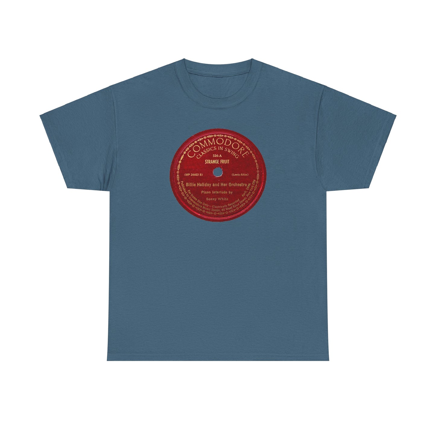 78rpm Tee #103: Billie Holiday - Strange Fruit