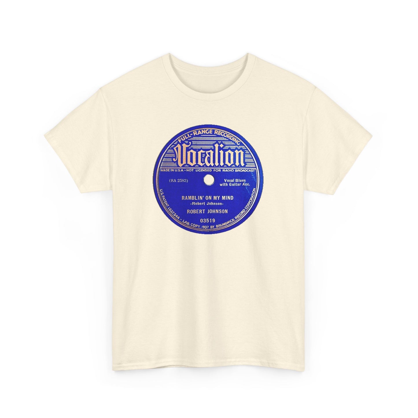 78rpm Tee #99: Robert Johnson Ramblin' On My Mind