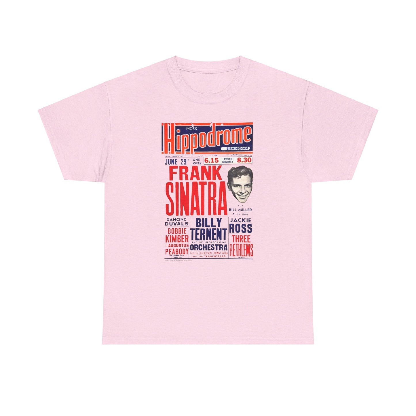 Concert Poster Tee #142: Frank Sinatra