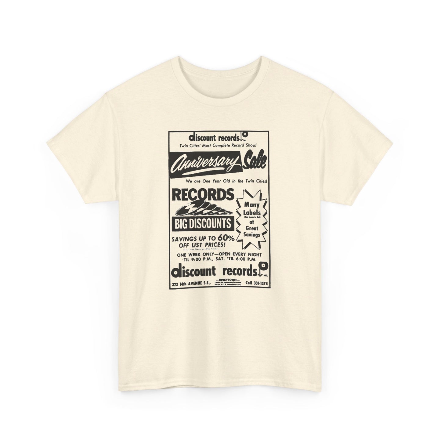 Record Store Tee #137: Discount Records Dinkytown