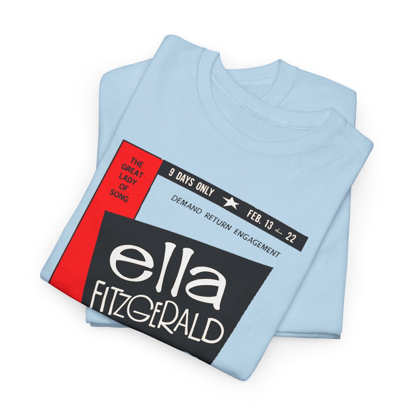 Concert Poster Tee #116: Ella Fitzgerald