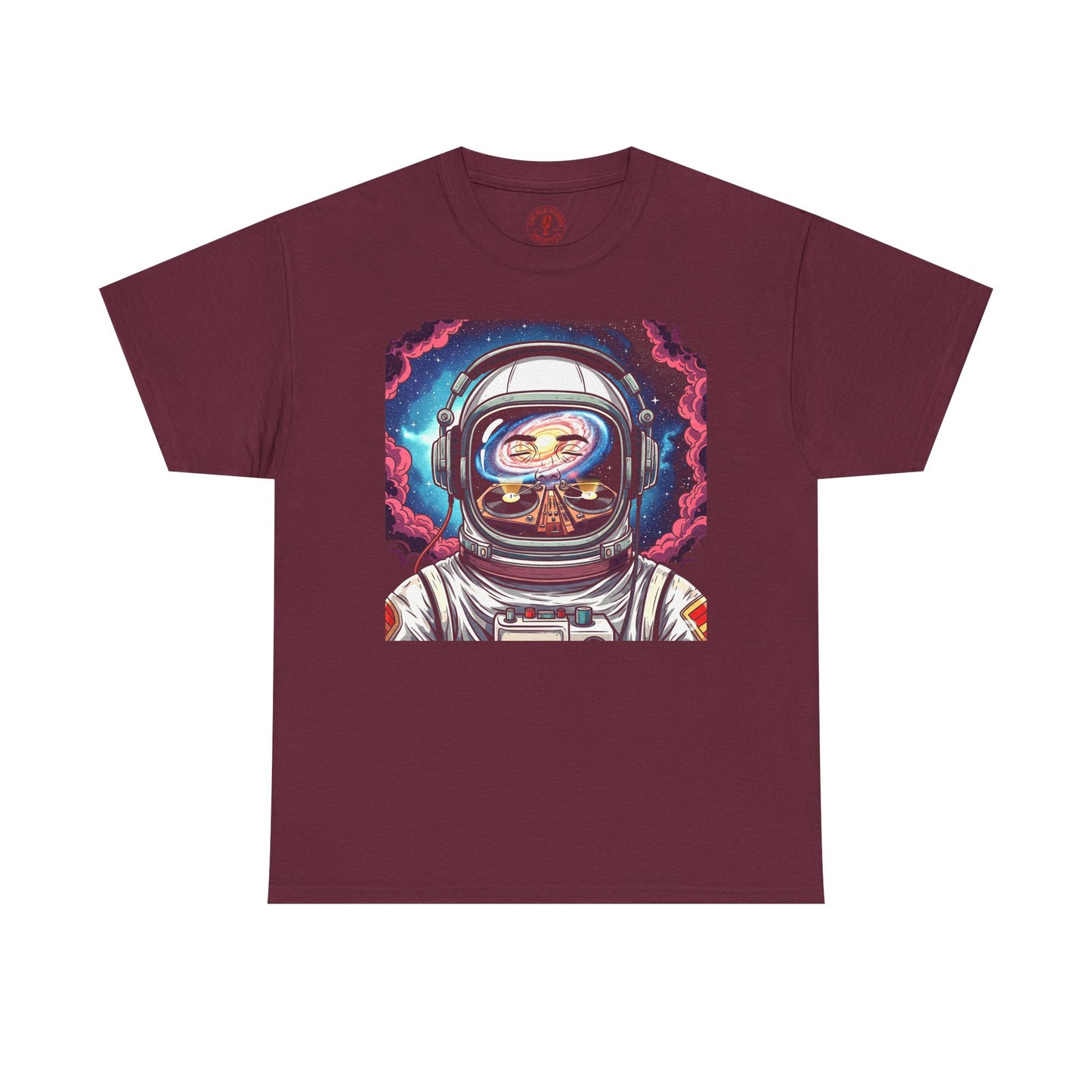 DJ Spaceman Tee, Unisex Heavy Cotton T-Shirt, Casual Statement Wear
