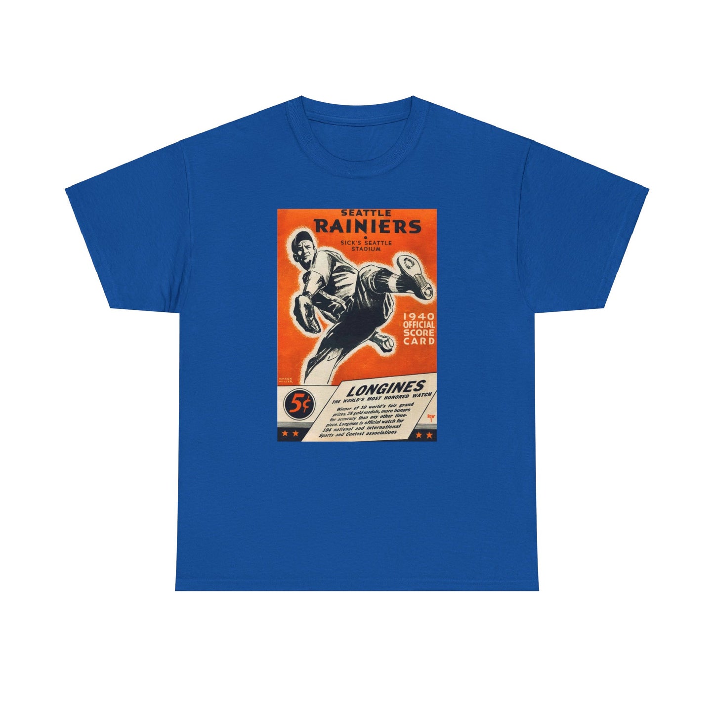 Baseball Tee #002: 1940 Seattle Rainiers Score Card