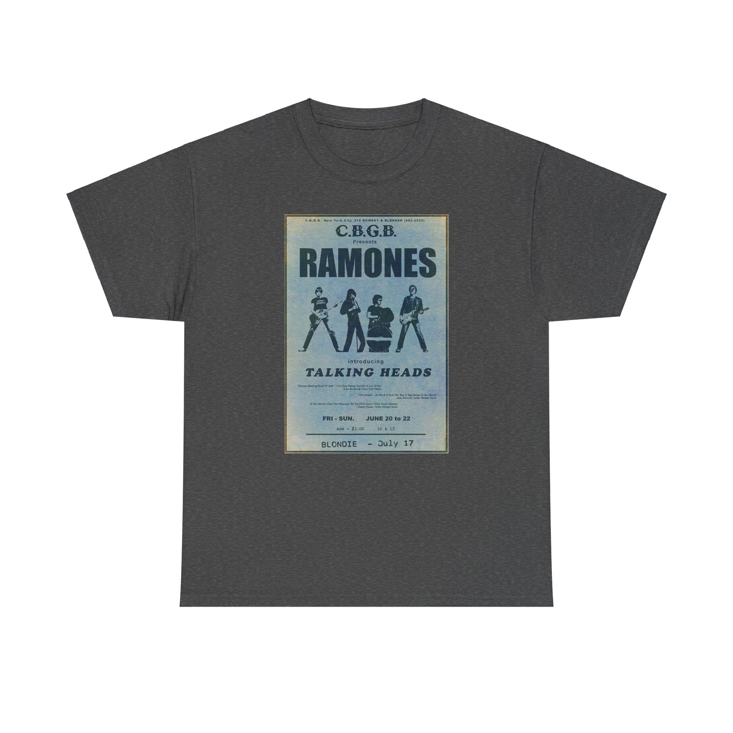 Concert Poster Tee #052: Ramones