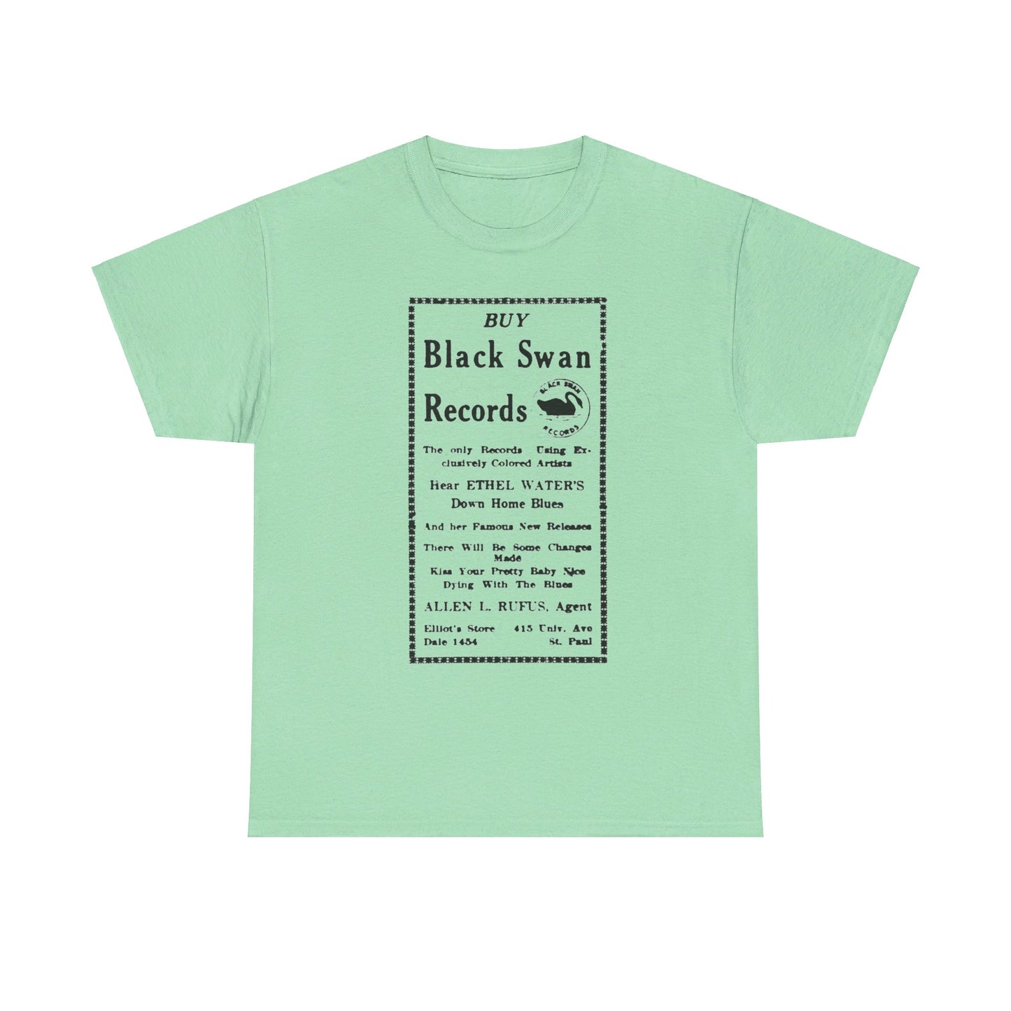 Record Store Tee #134: Elliot's Store Black Swan Record Dealer