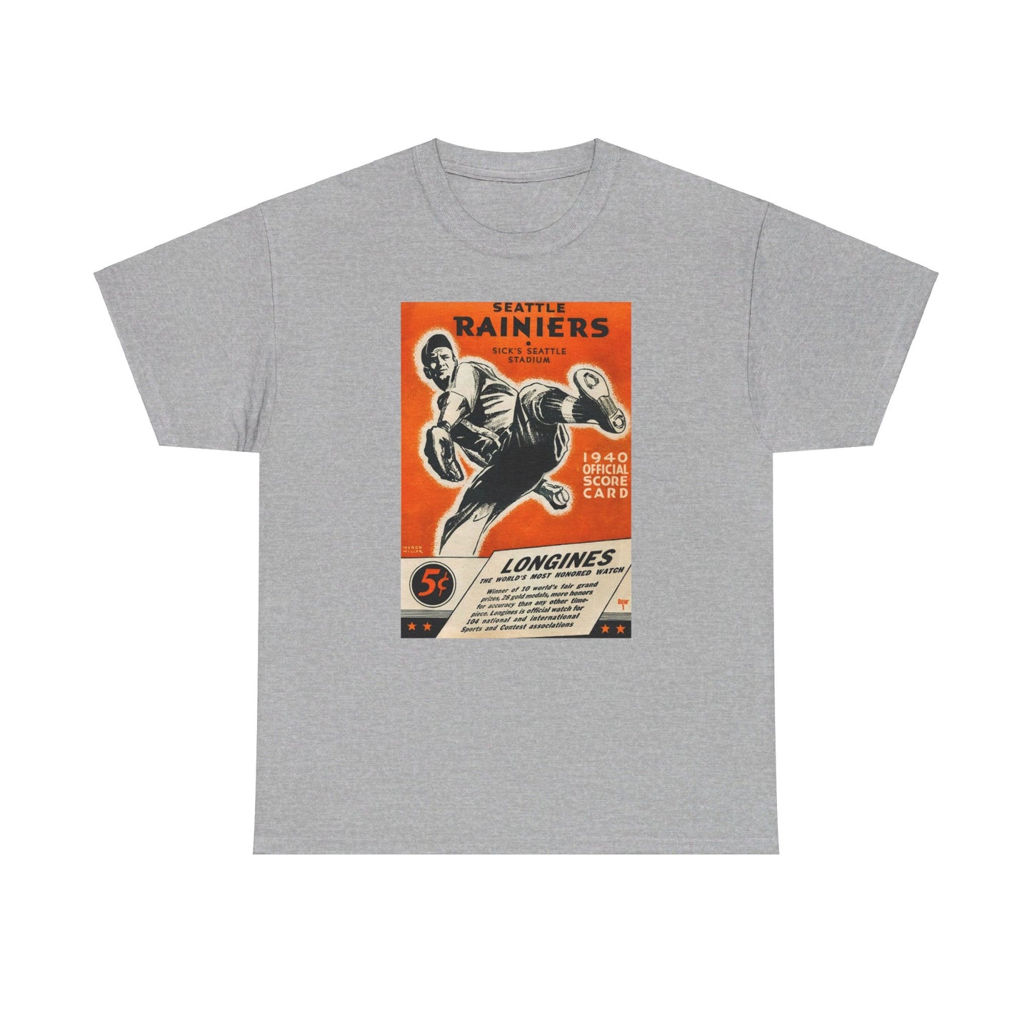 Baseball Tee #002: 1940 Seattle Rainiers Score Card