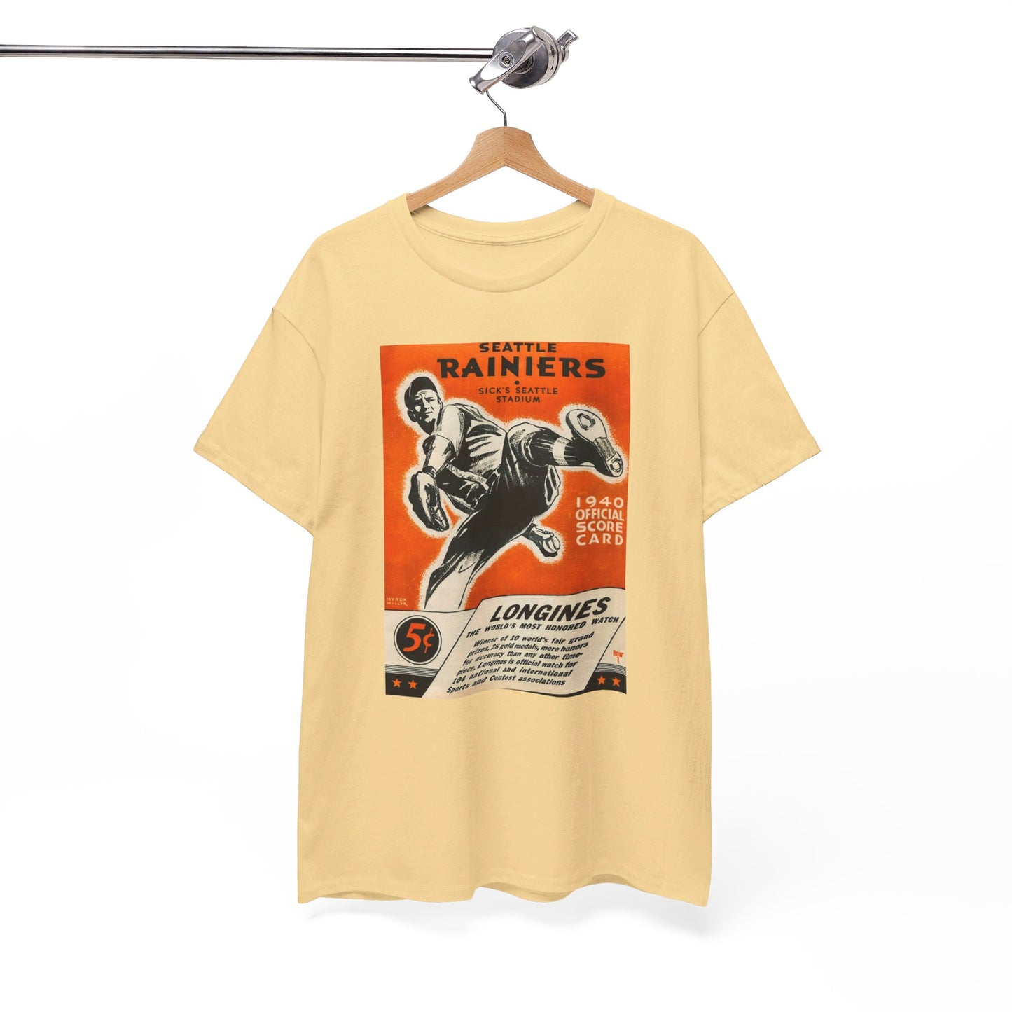 Baseball Tee #002: 1940 Seattle Rainiers Score Card