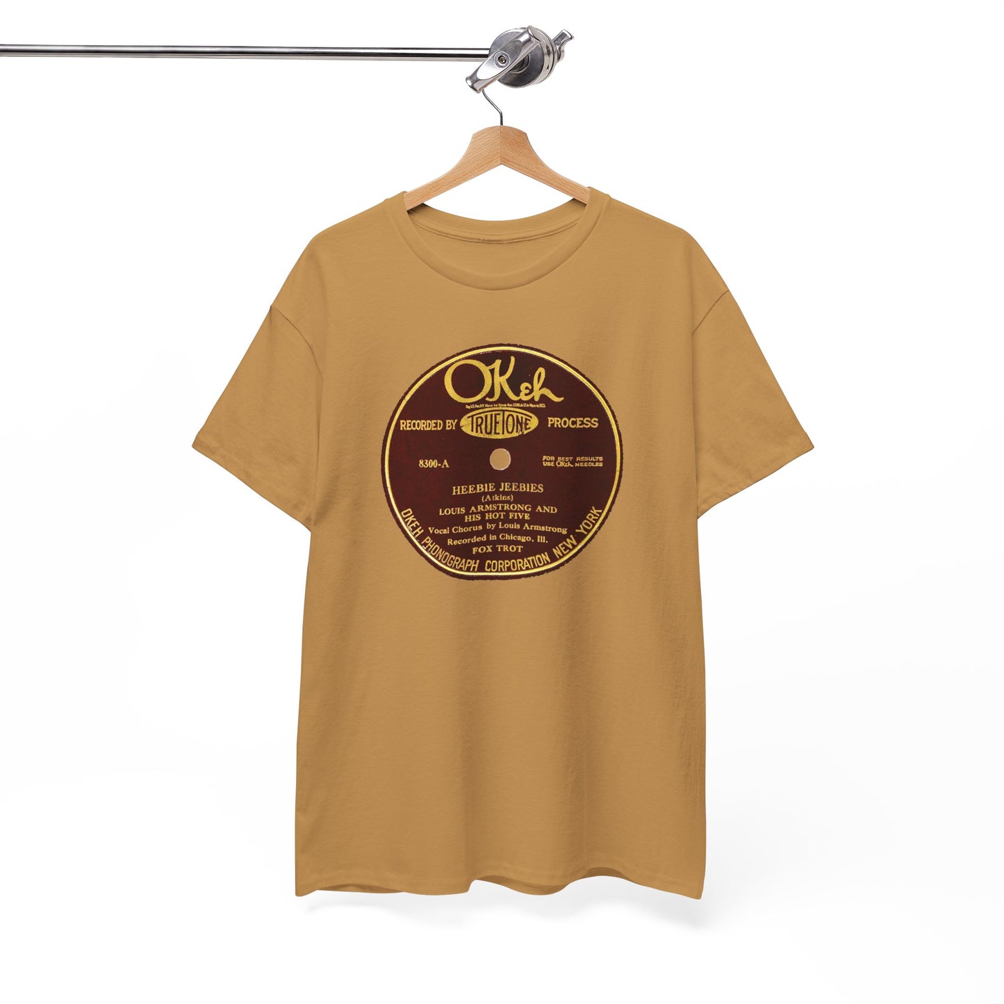 78rpm Tee #105: Louis Armstrong & His Hot Five - Heebie Jeebies