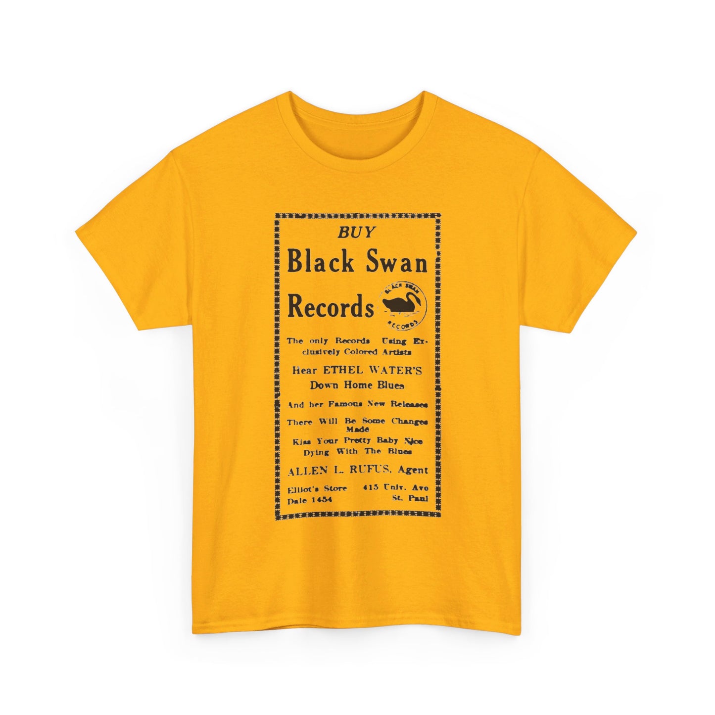 Record Store Tee #134: Elliot's Store Black Swan Record Dealer