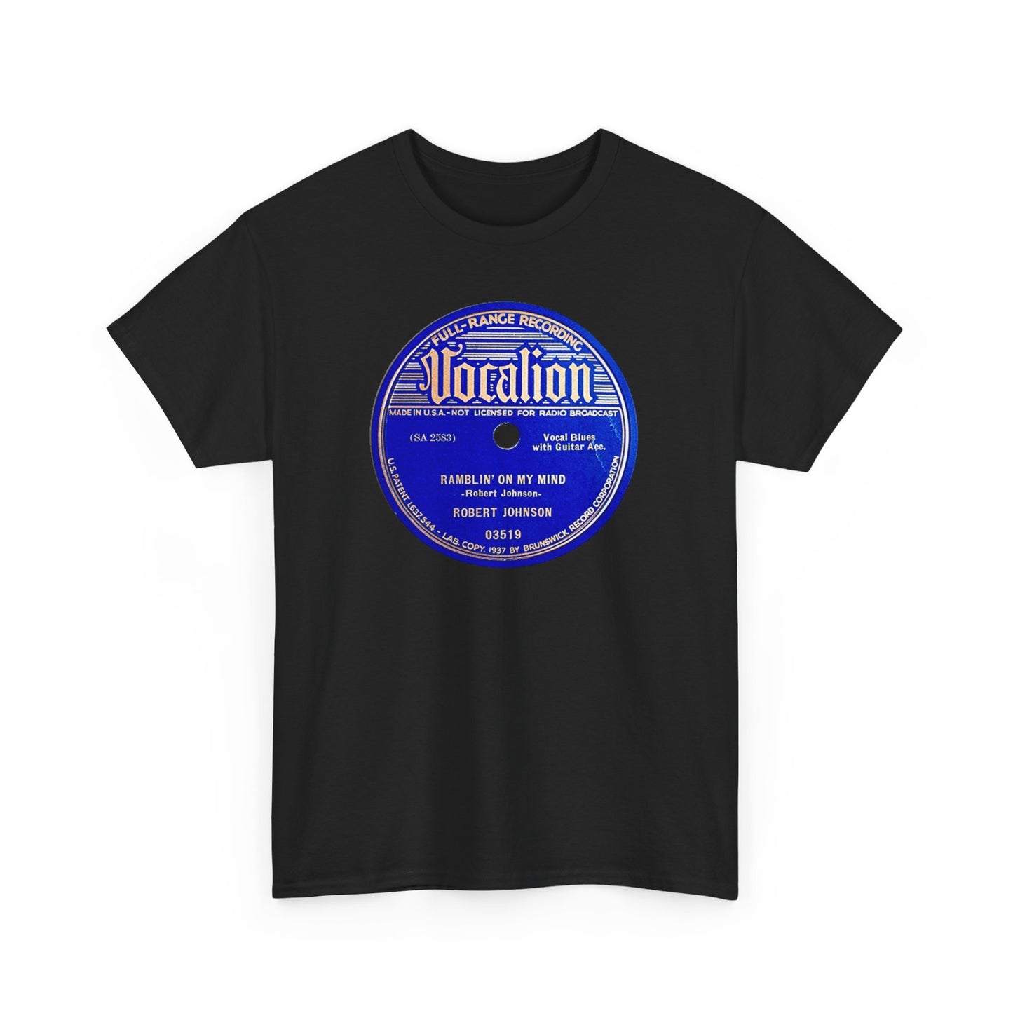 78rpm Tee #99: Robert Johnson Ramblin' On My Mind