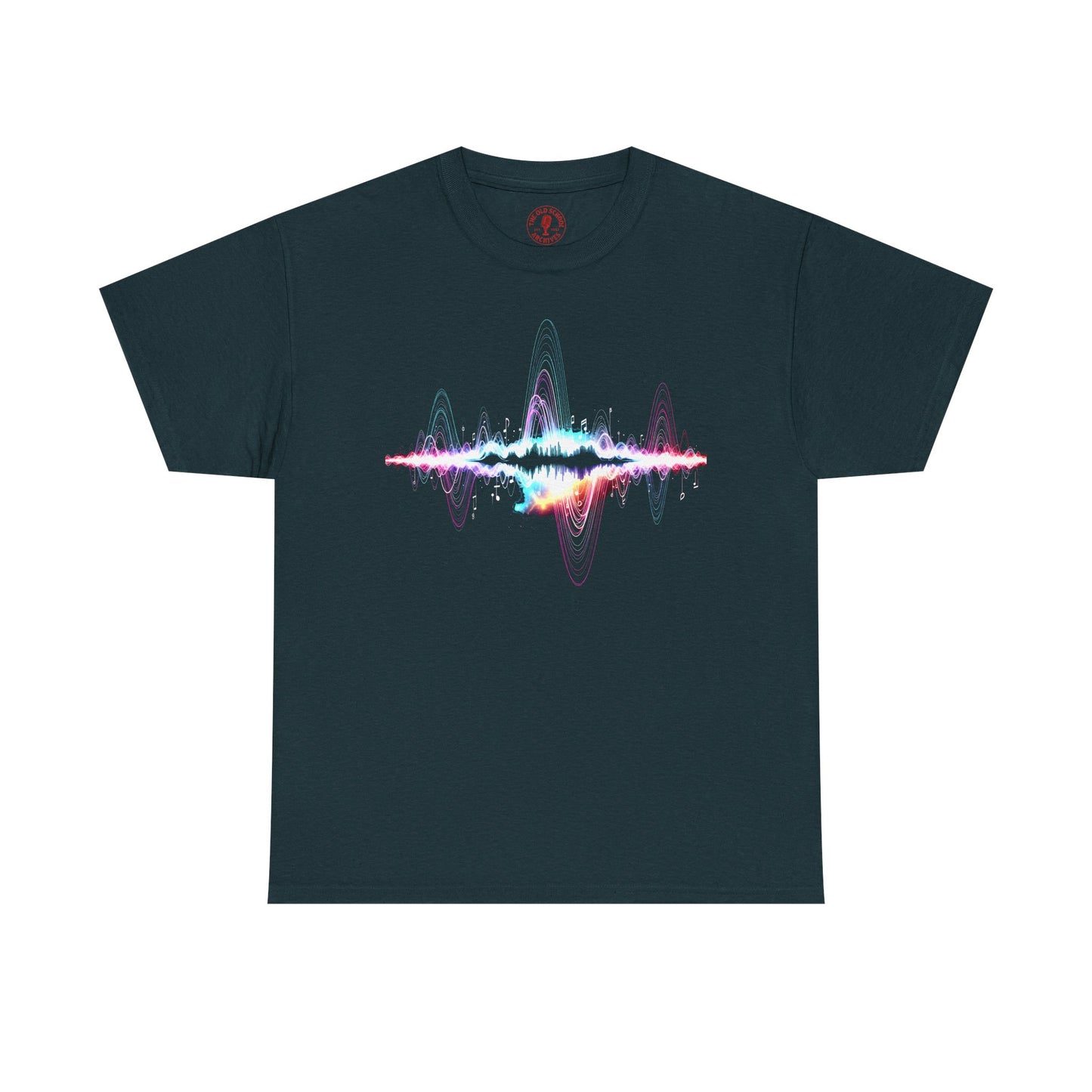 Music Visualized Tee, Unisex Heavy Cotton T-Shirt, Casual Statement Wear