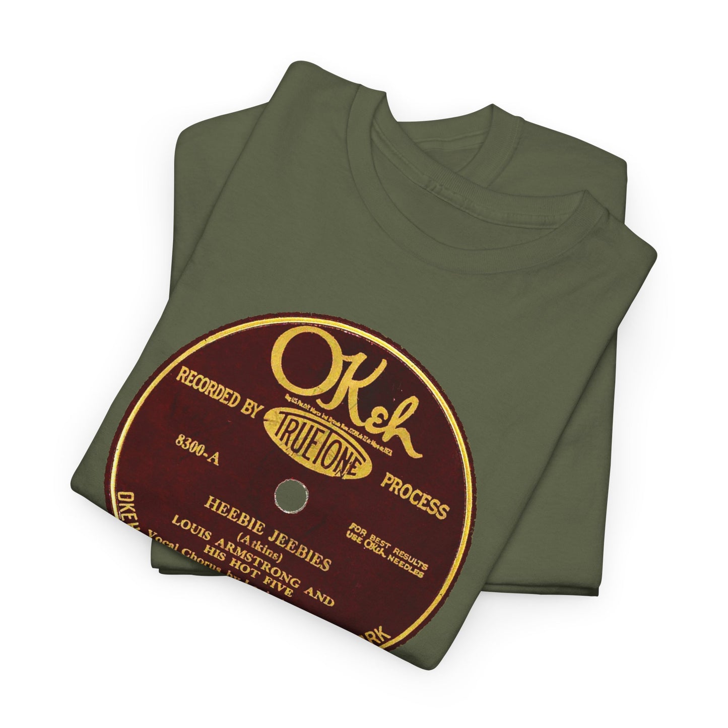 78rpm Tee #105: Louis Armstrong & His Hot Five - Heebie Jeebies