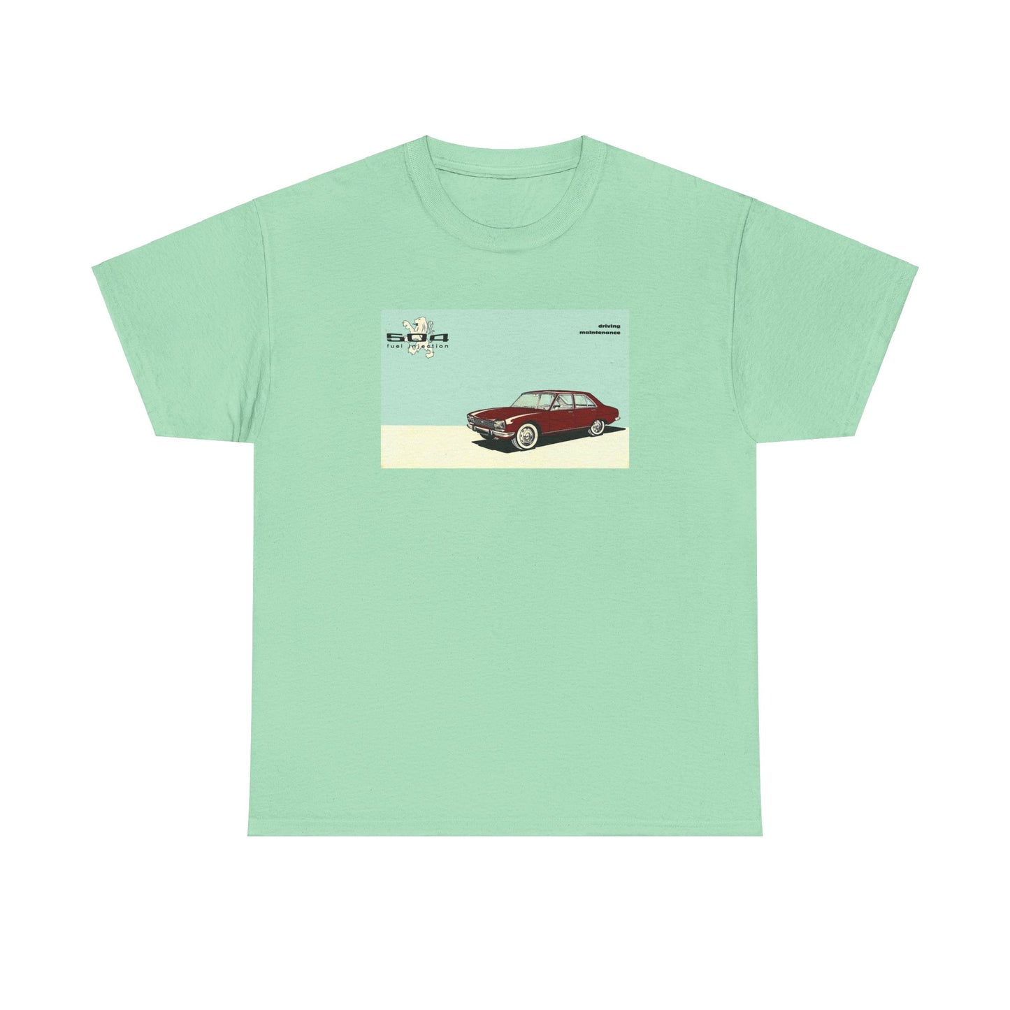 Retro Car Culture Tee #055: Peugeot 504