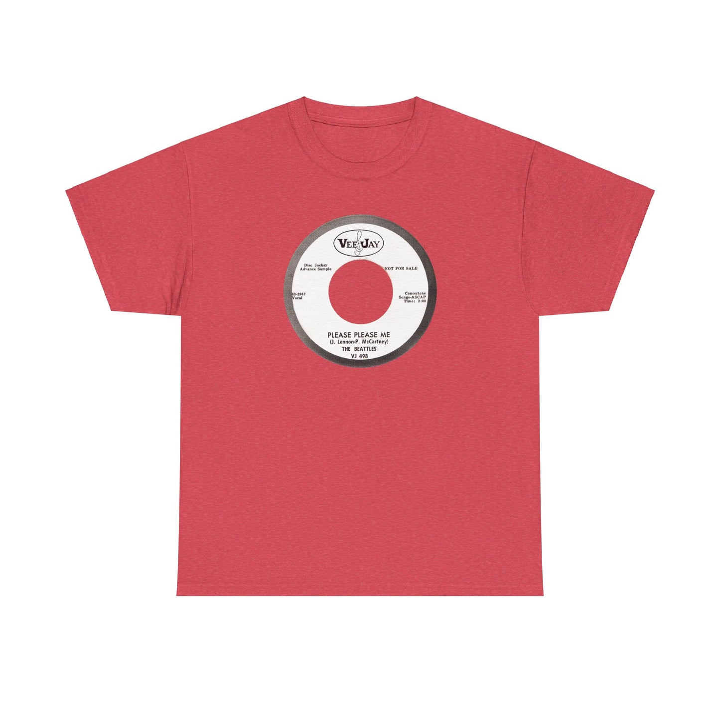 45rpm Tee #09: The Beattles Please Please Me Promo Label