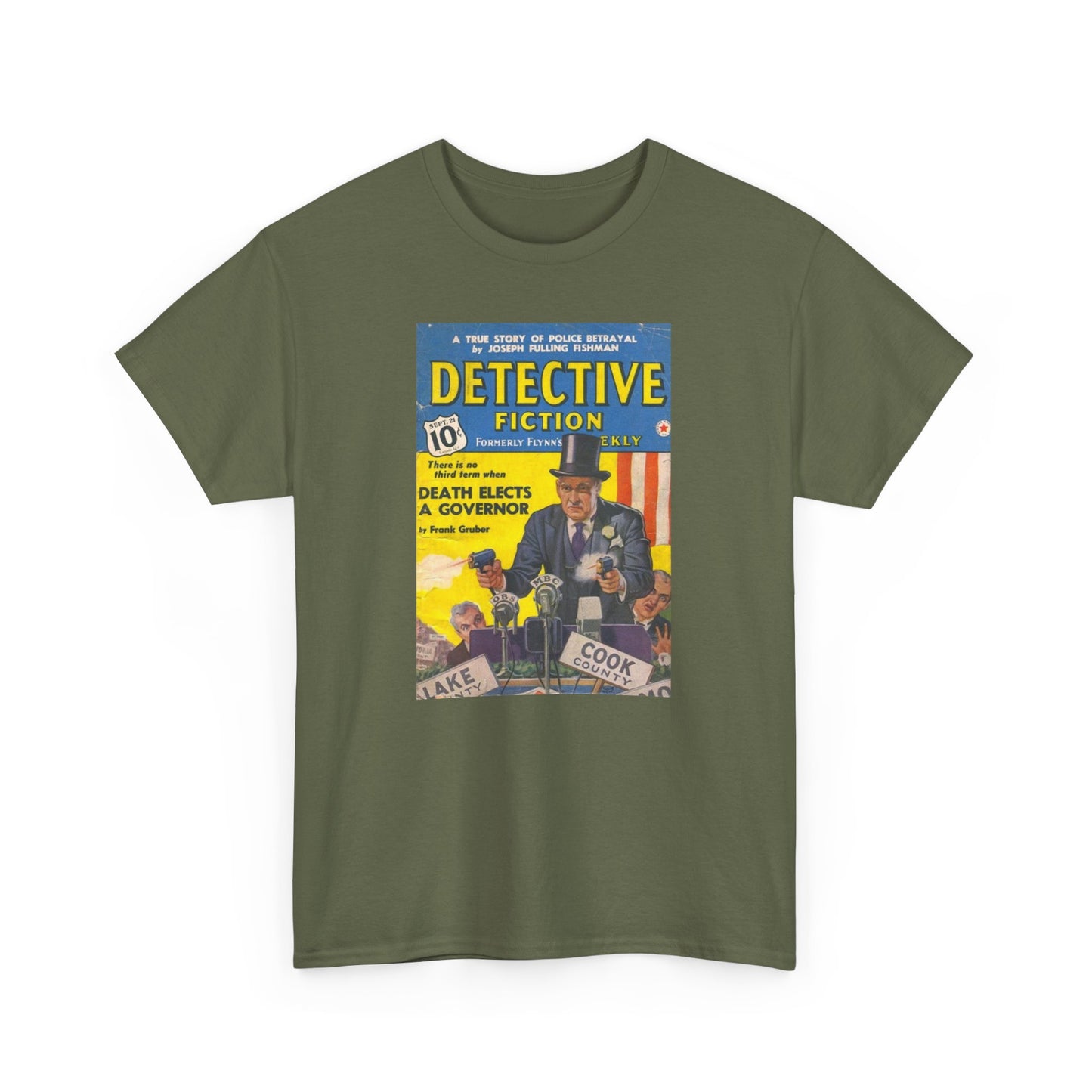 Pulp Cover Tee #449: Detective Fiction