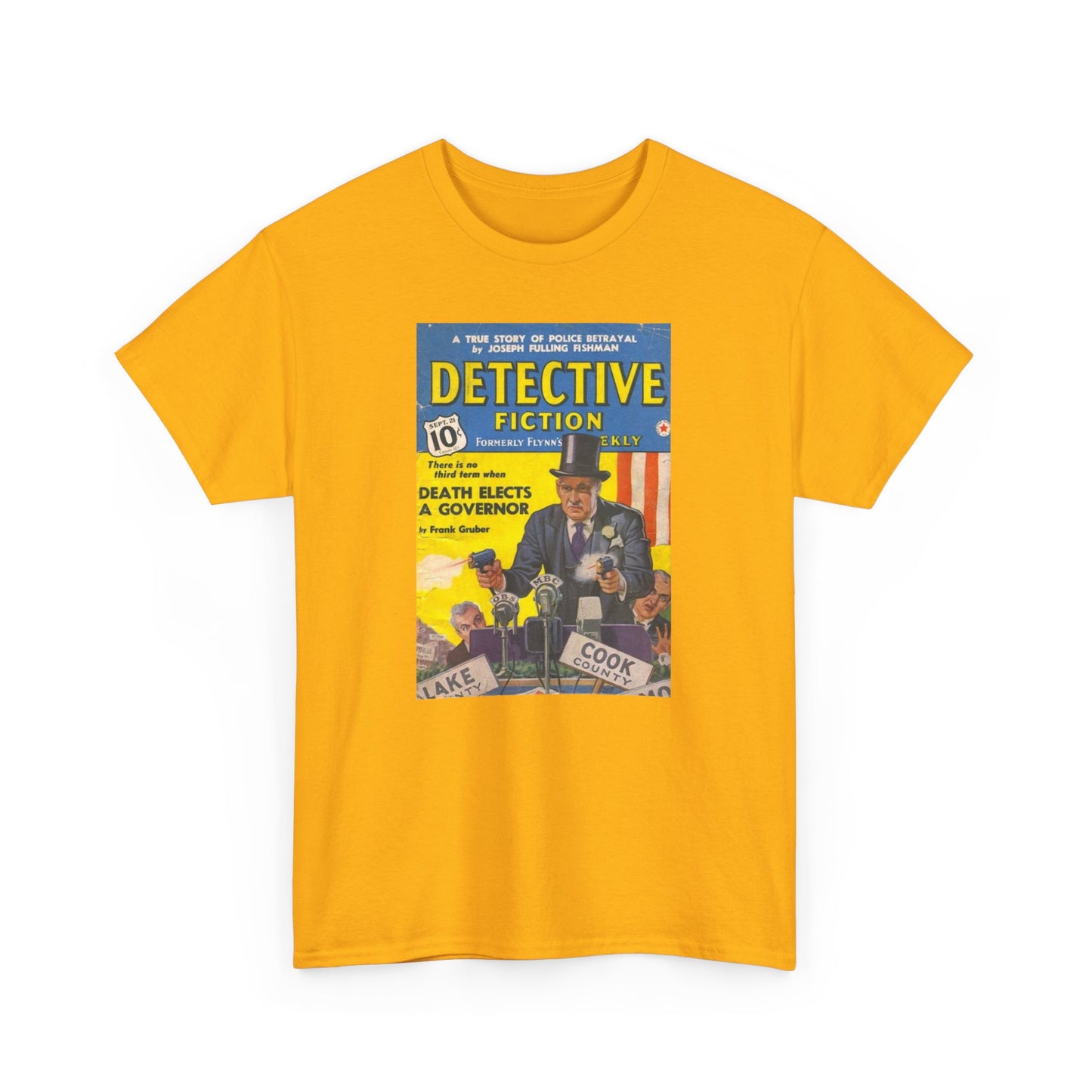 Pulp Cover Tee #449: Detective Fiction