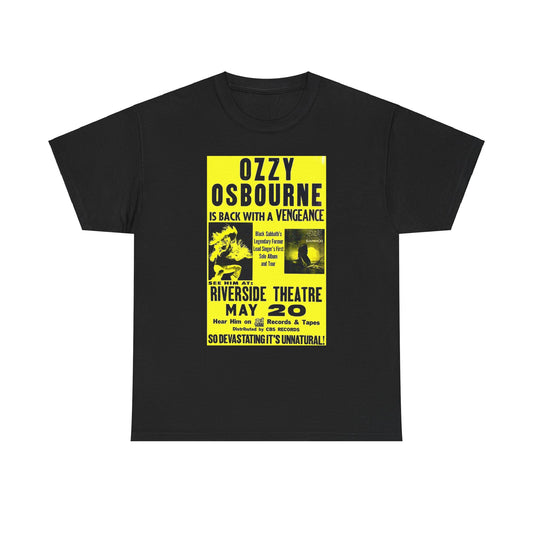 Concert Poster Tee #262: Ozzy Osbourne