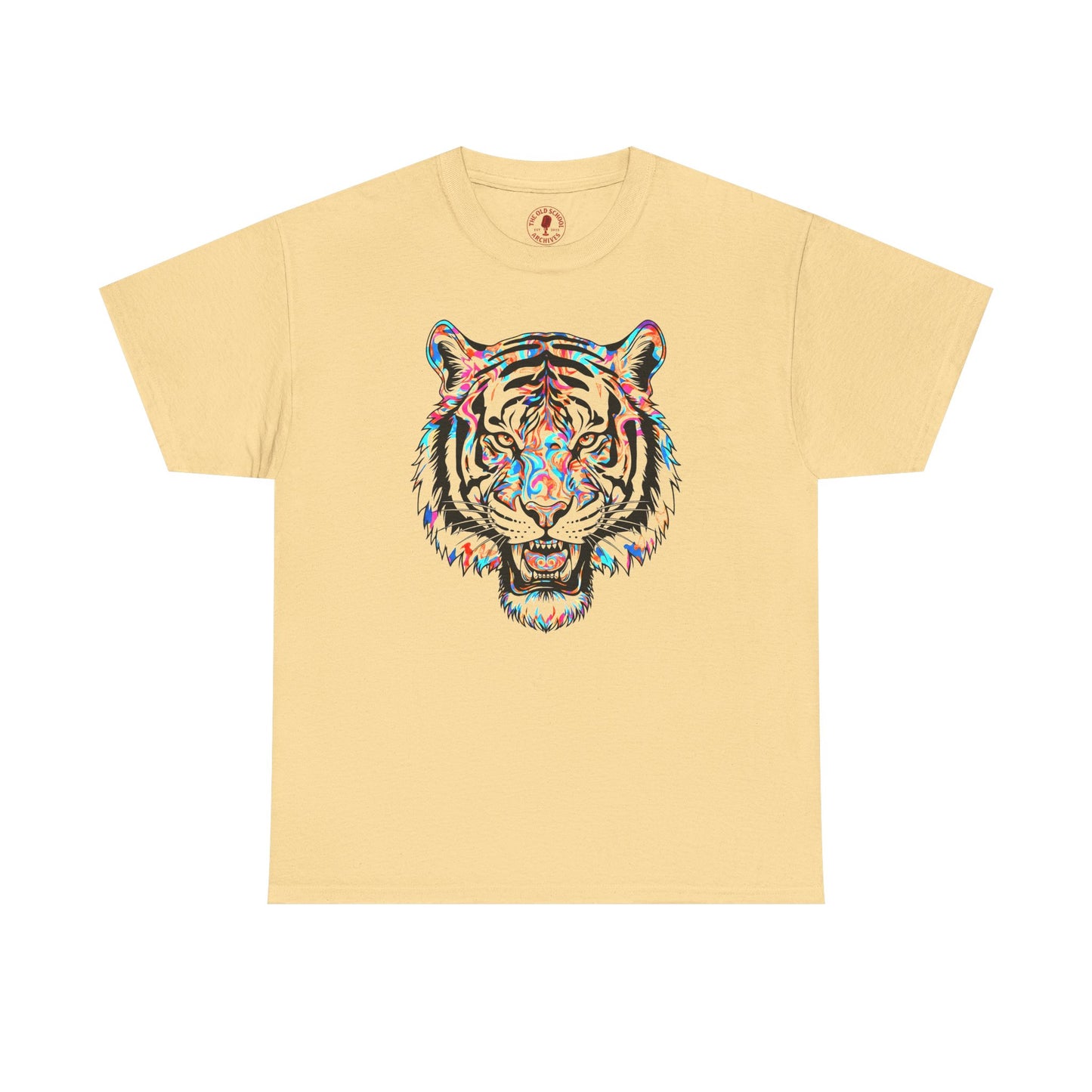 Cosmic Tiger Unisex Heavy Cotton Tee Statement Shirt