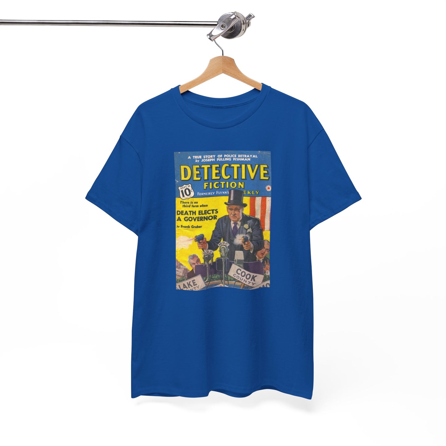 Pulp Cover Tee #449: Detective Fiction