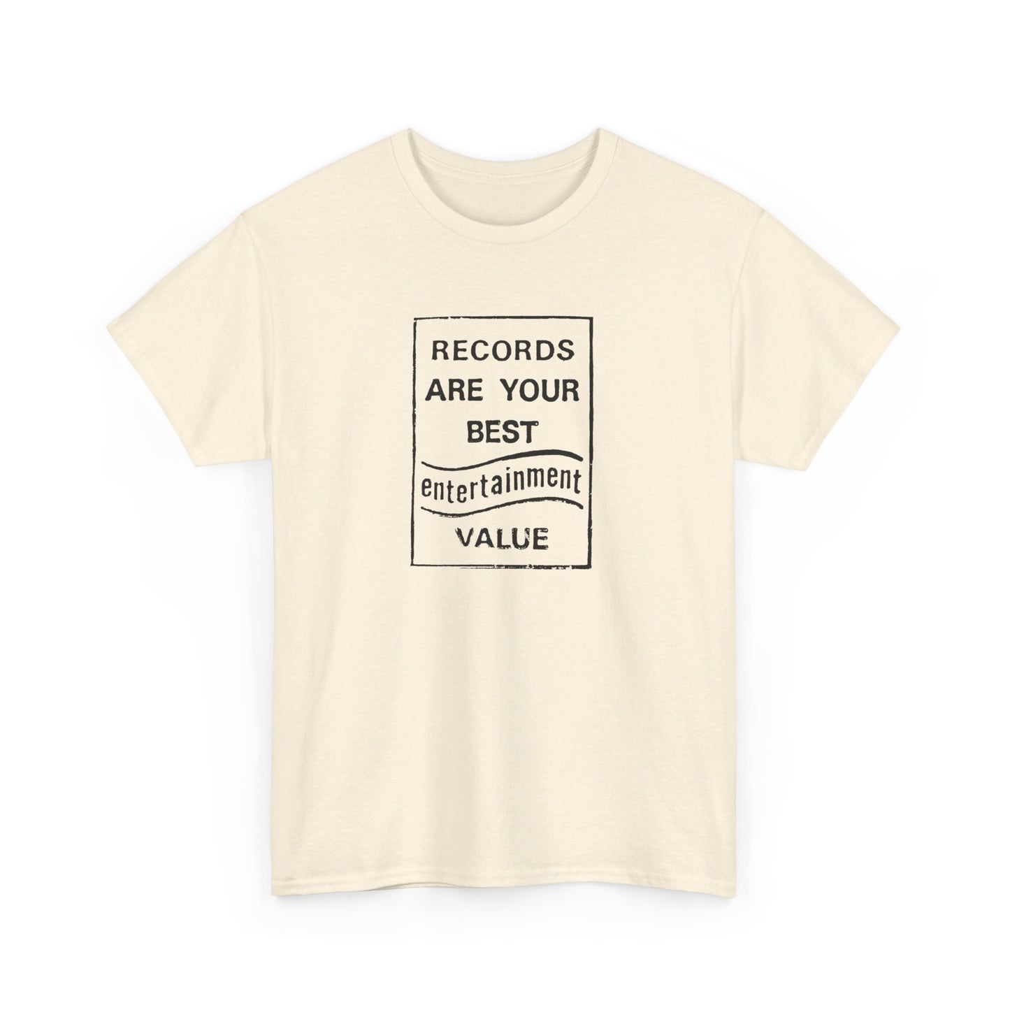 Retro Tee #205: Records Are Your Best Entertainment Value