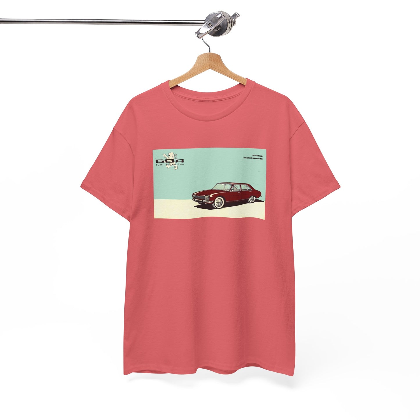 Retro Car Culture Tee #055: Peugeot 504