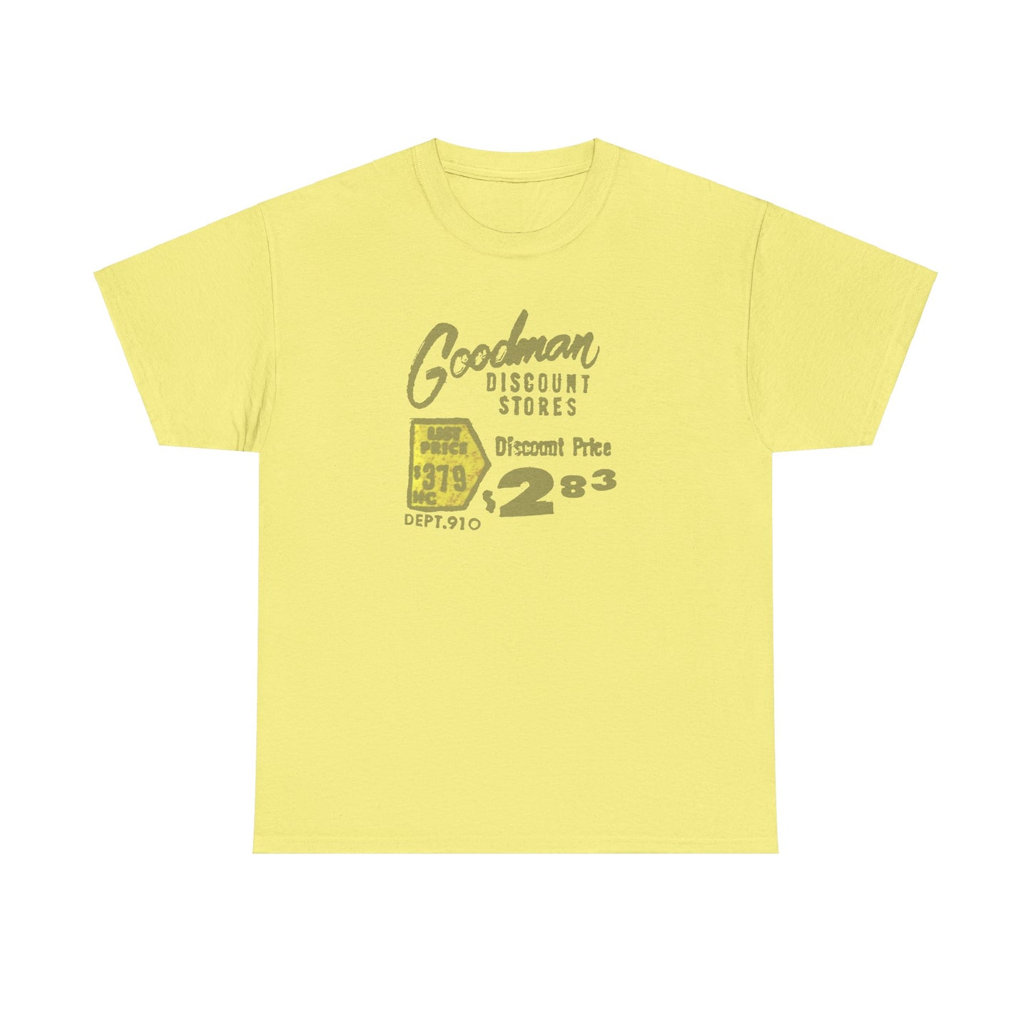 Retro Tee #202: Goodman's Price Tag