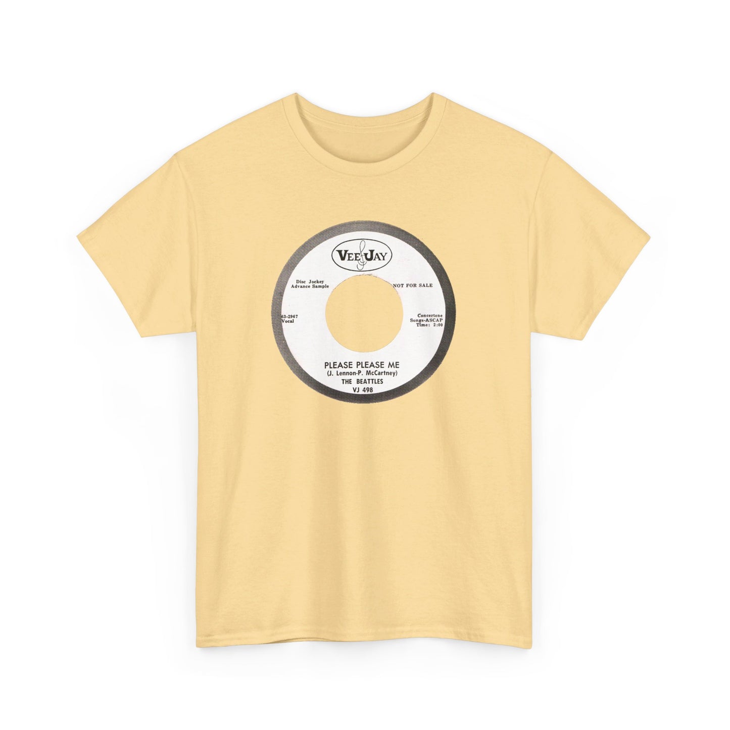 45rpm Tee #09: The Beattles Please Please Me Promo Label