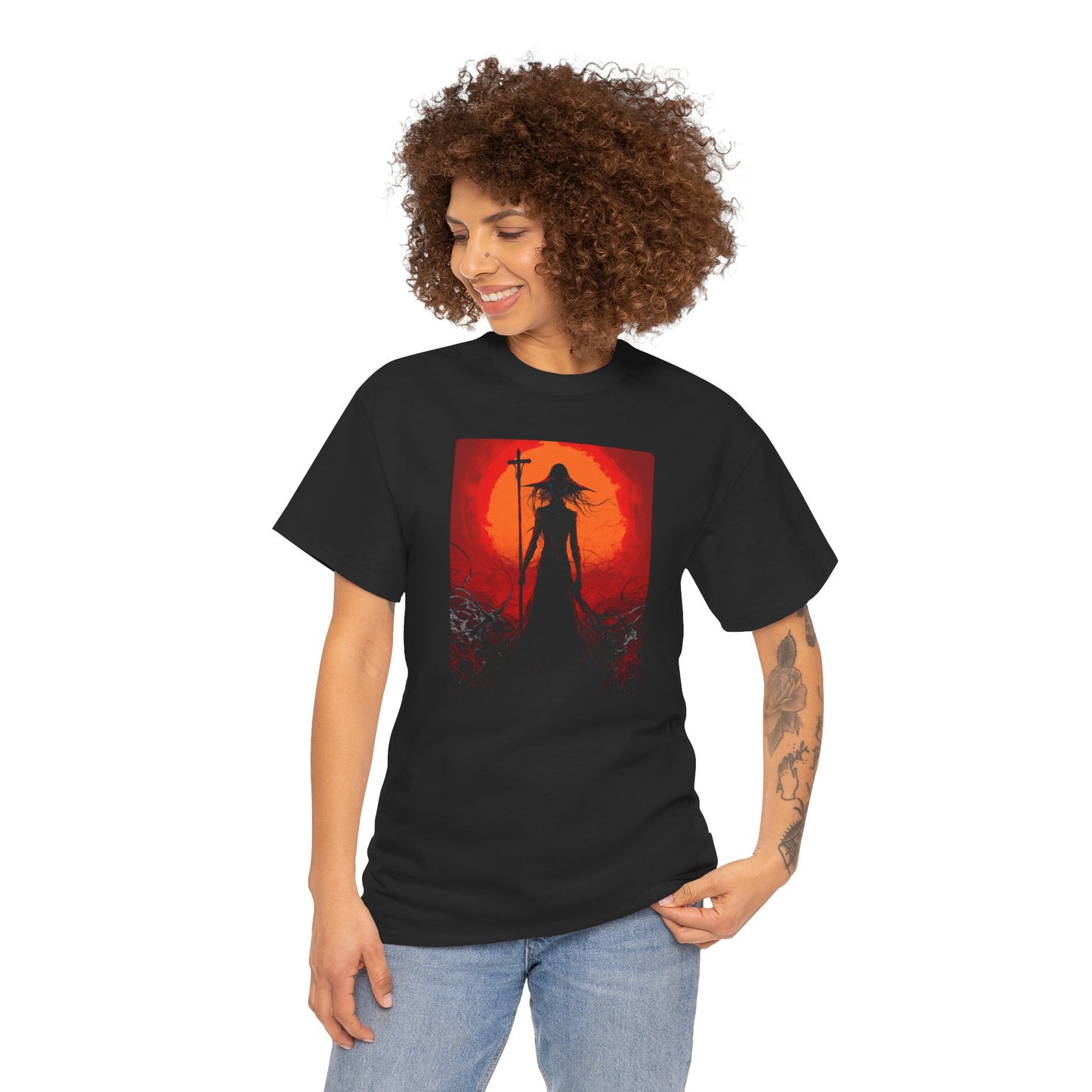 Shadow Wraith Unisex Heavy Cotton Tee | Vintage T-Shirt, Graphic Tee, Casual Wear
