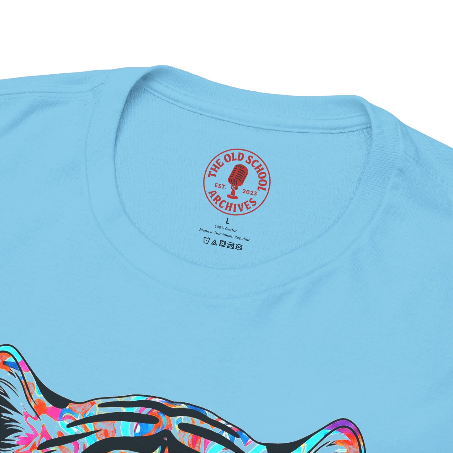 Cosmic Tiger Unisex Heavy Cotton Tee Statement Shirt
