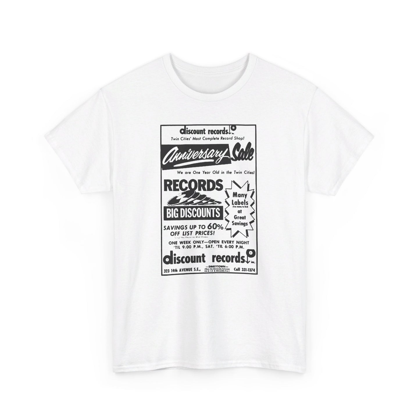 Record Store Tee #137: Discount Records Dinkytown