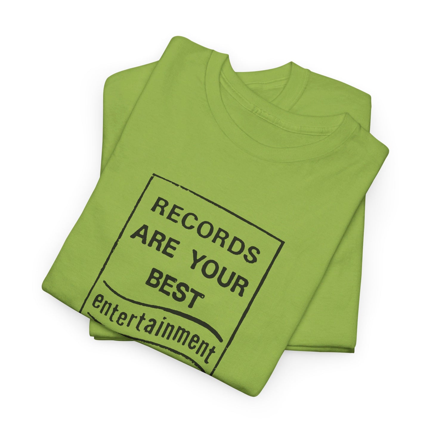 Retro Tee #205: Records Are Your Best Entertainment Value