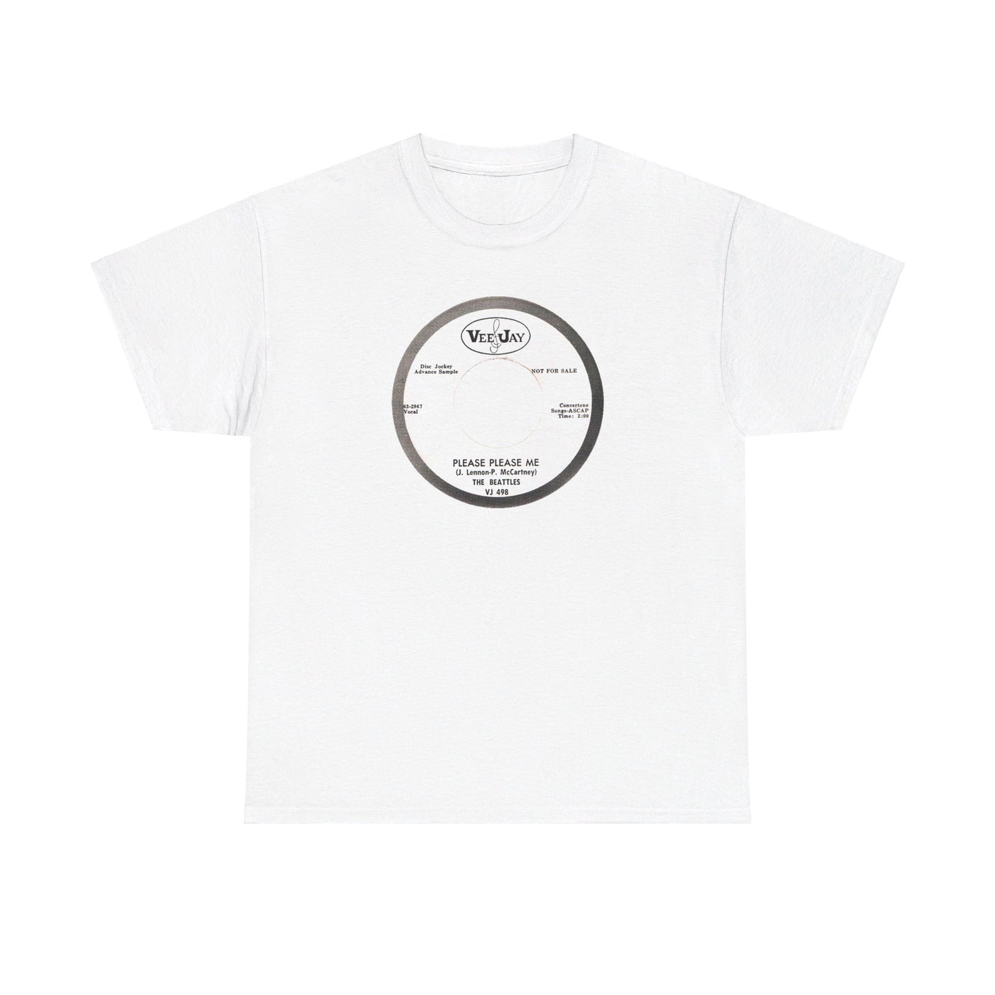 45rpm Tee #09: The Beattles Please Please Me Promo Label