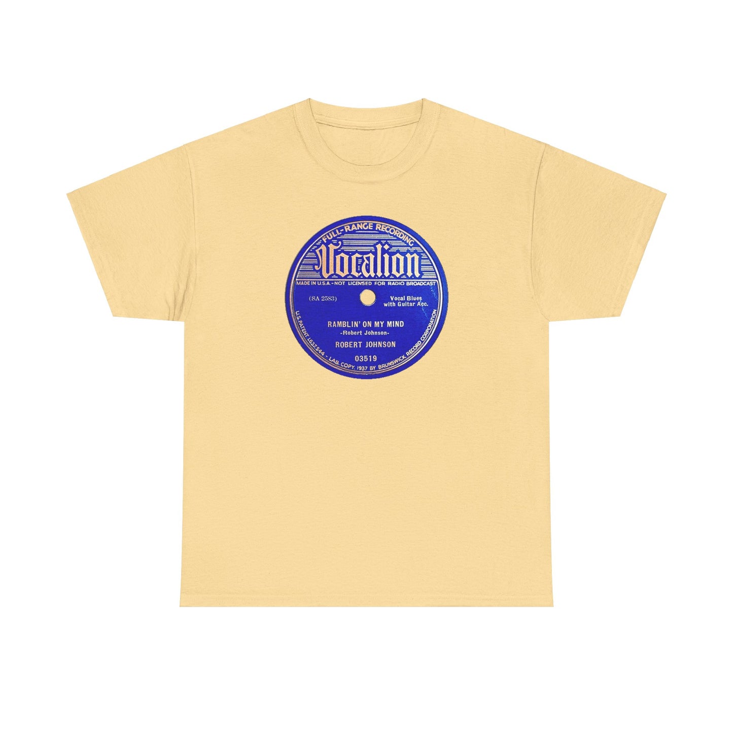 78rpm Tee #99: Robert Johnson Ramblin' On My Mind