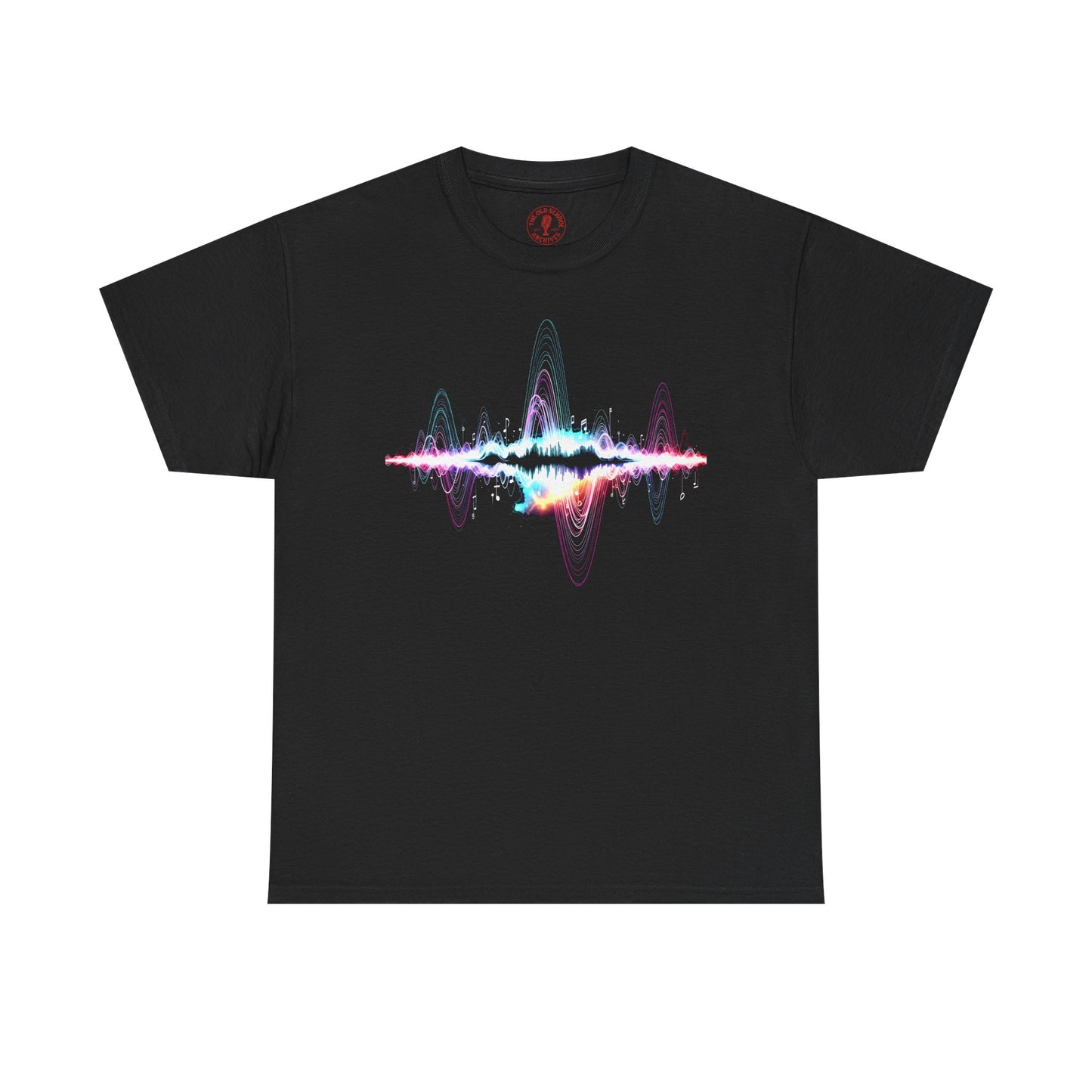 Music Visualized Tee, Unisex Heavy Cotton T-Shirt, Casual Statement Wear