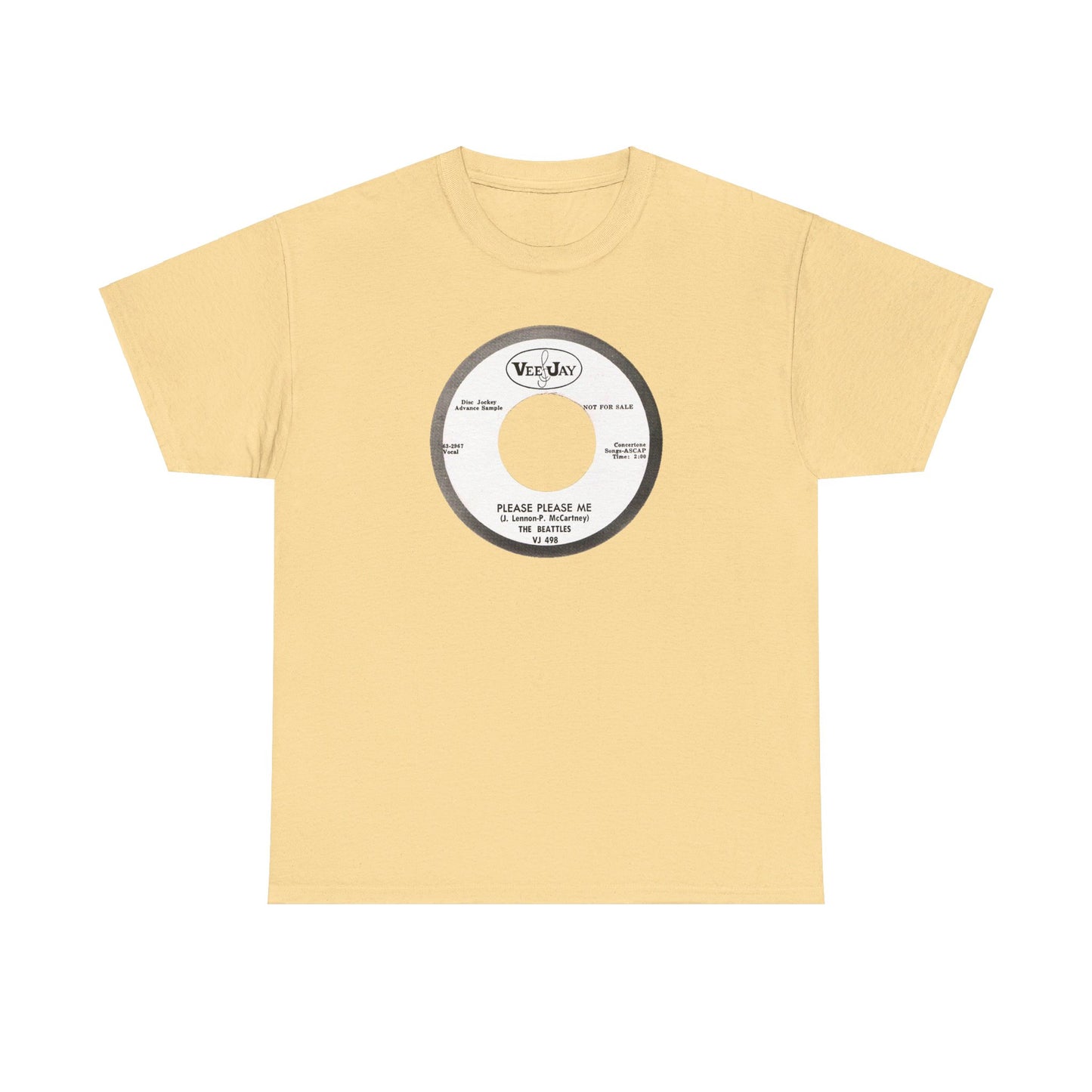 45rpm Tee #09: The Beattles Please Please Me Promo Label